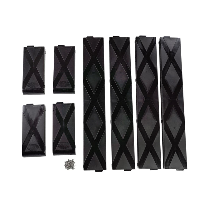 Tie Down Black Modular Bunk Glide Ons - 86295