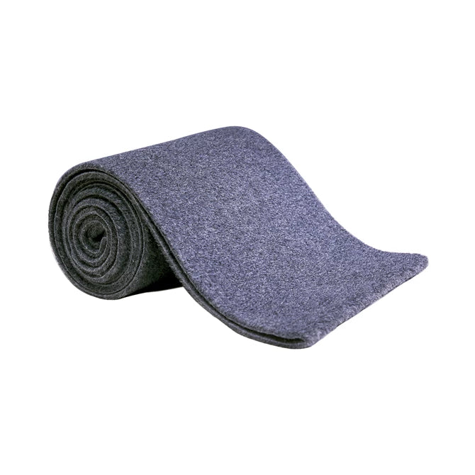 Tie Down 11 in. x 12 ft. Gray Bunk Carpet - 86138