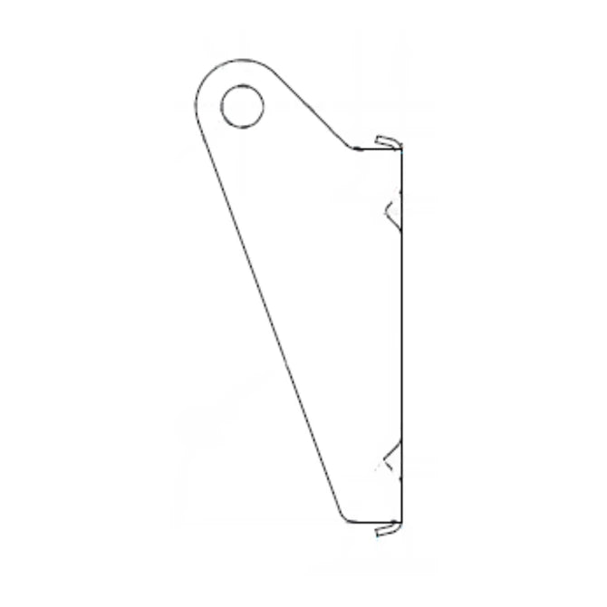 Tie Down 8 in.x 6 in. x 8-3/8 in. 11 Gauge Steel PANEL BRACKETS - 86152
